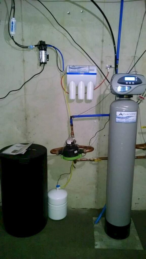 EVRF city water softener installed in South Lyon, MI.