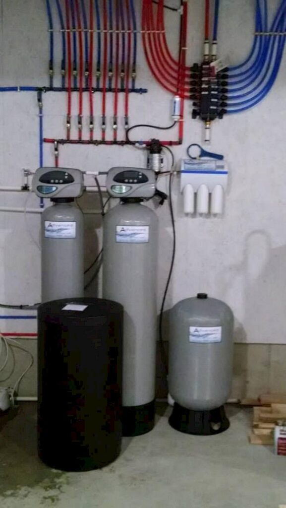 ES 1044 water softener installed in Brighton, MI.